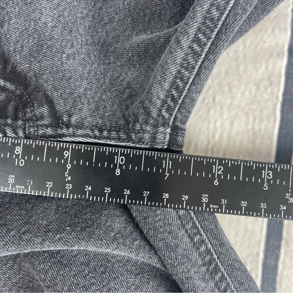 Agolde Jeans Womens 26 (26x27) Black Fly Button High Rise Skinny Leg Denim - Picture 11 of 11